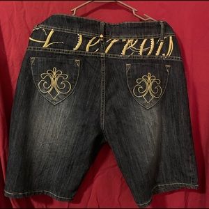 Denim shorts